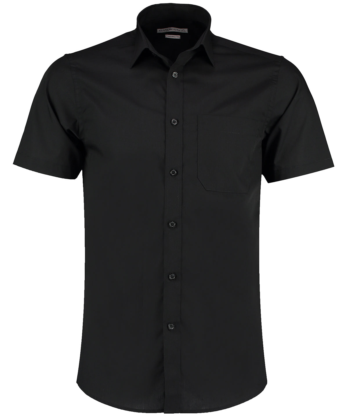 Kustom Kit Poplin shirt short-sleeved (tailored fit) KK141