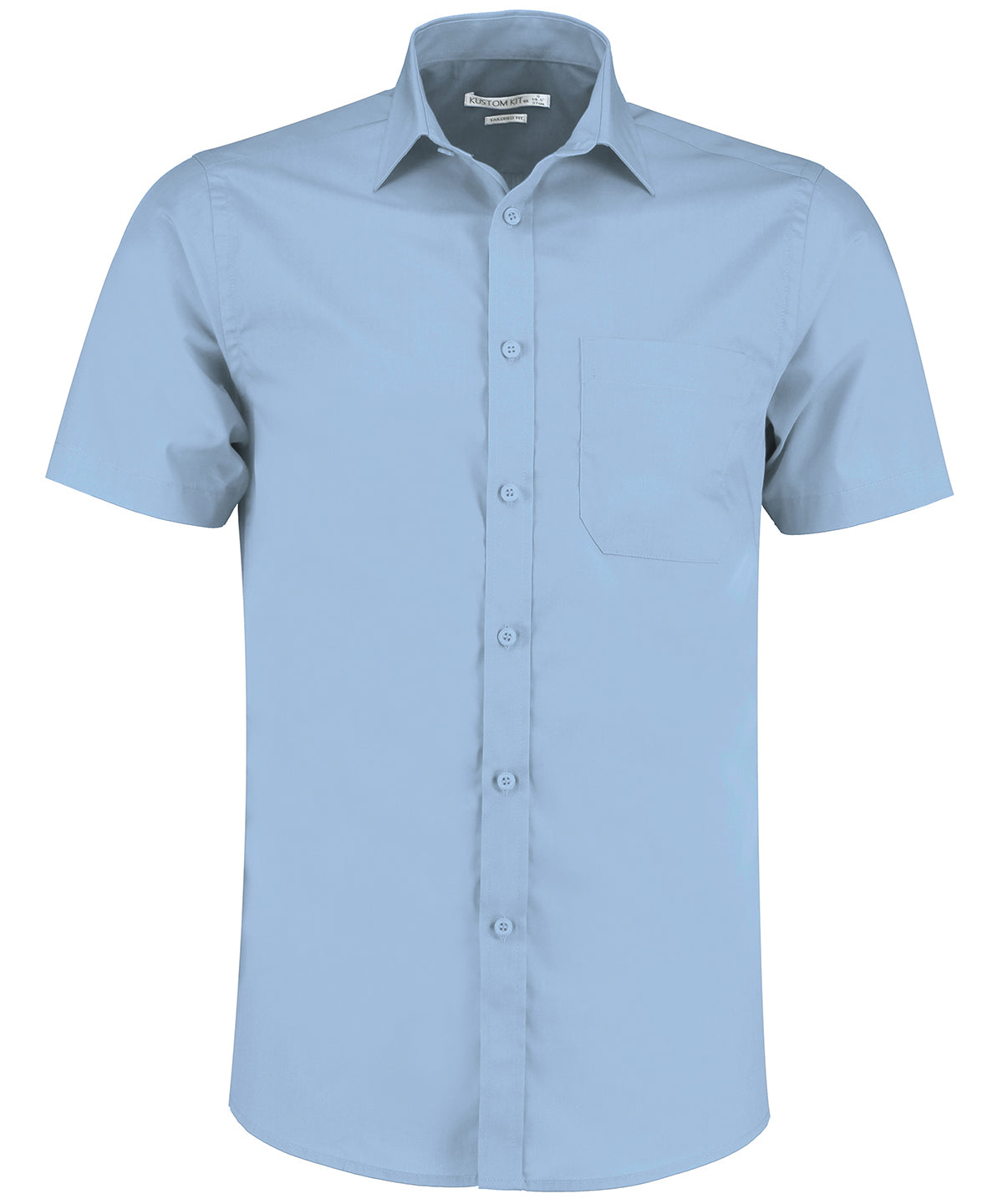 Kustom Kit Poplin shirt short-sleeved (tailored fit) KK141