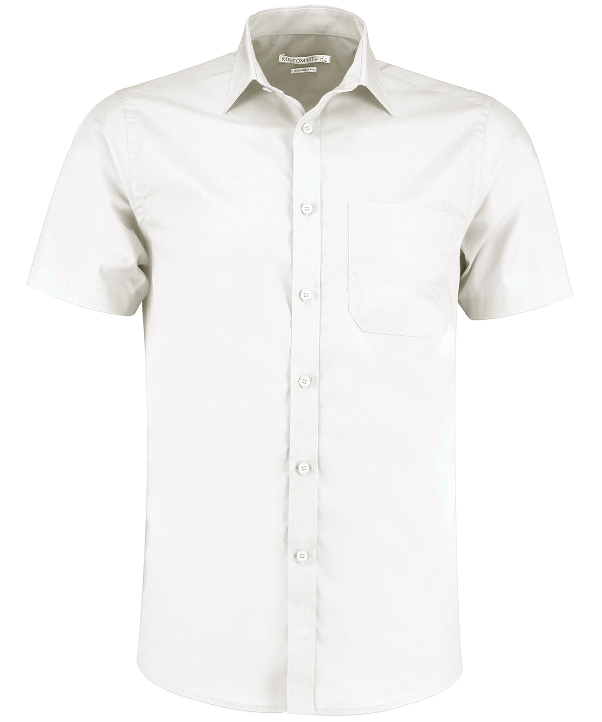 Kustom Kit Poplin shirt short-sleeved (tailored fit) KK141