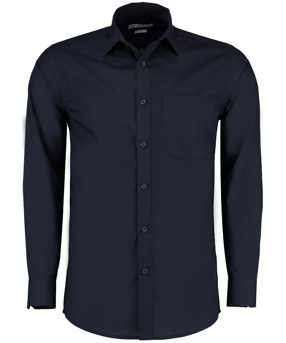 Kustom Kit Poplin shirt long-sleeved (tailored fit) KK142