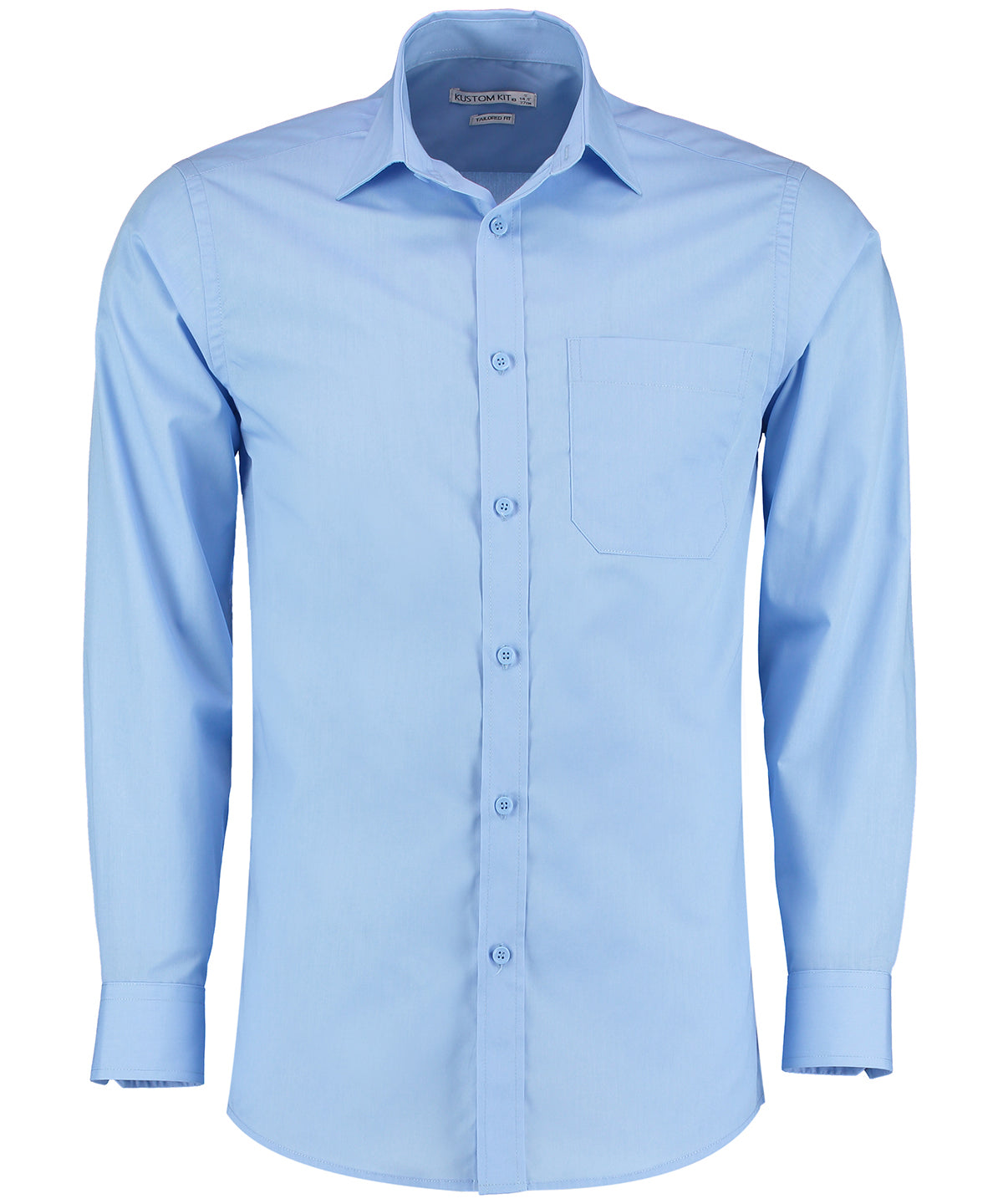 Kustom Kit Poplin shirt long-sleeved (tailored fit) KK142