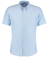 Kustom Kit Slim fit workwear Oxford shirt short sleeve KK183