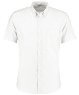 Kustom Kit Slim fit workwear Oxford shirt short sleeve KK183