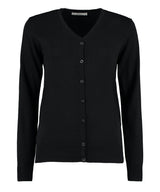 Kustom Kit Women's Arundel v-neck cardigan long sleeve (classic fit) KK354