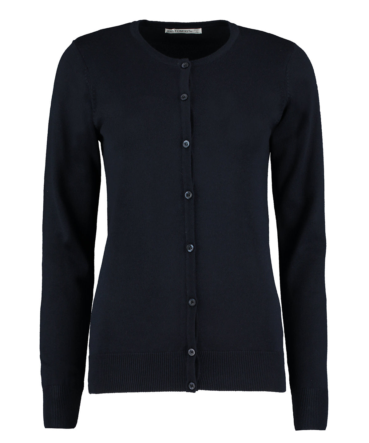 Kustom Kit Women's Arundel crew neck cardigan long sleeve (classic fit) KK355