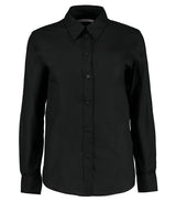 Kustom Kit Women's workplace Oxford blouse long-sleeved (tailored fit) KK361