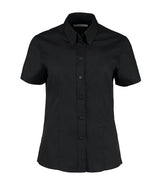 Kustom Kit Women's corporate Oxford blouse short-sleeved (tailored fit) KK701