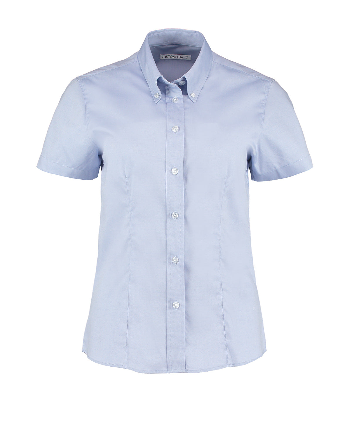 Kustom Kit Women's corporate Oxford blouse short-sleeved (tailored fit) KK701