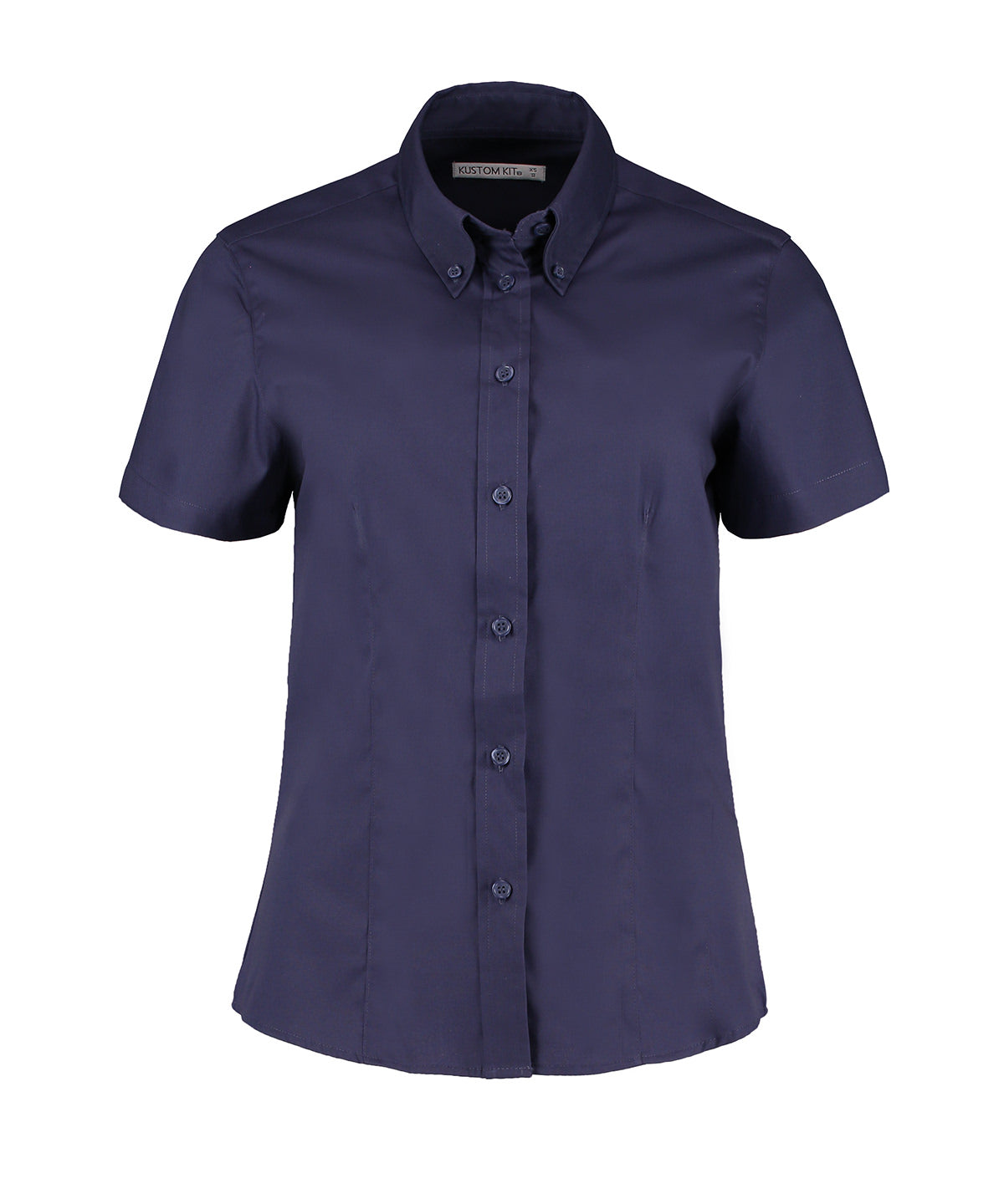 Kustom Kit Women's corporate Oxford blouse short-sleeved (tailored fit) KK701