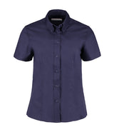 Kustom Kit Women's corporate Oxford blouse short-sleeved (tailored fit) KK701