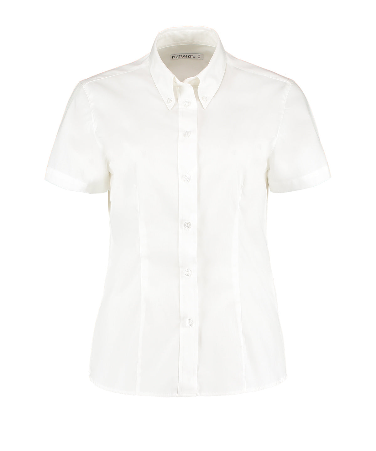 Kustom Kit Women's corporate Oxford blouse short-sleeved (tailored fit) KK701