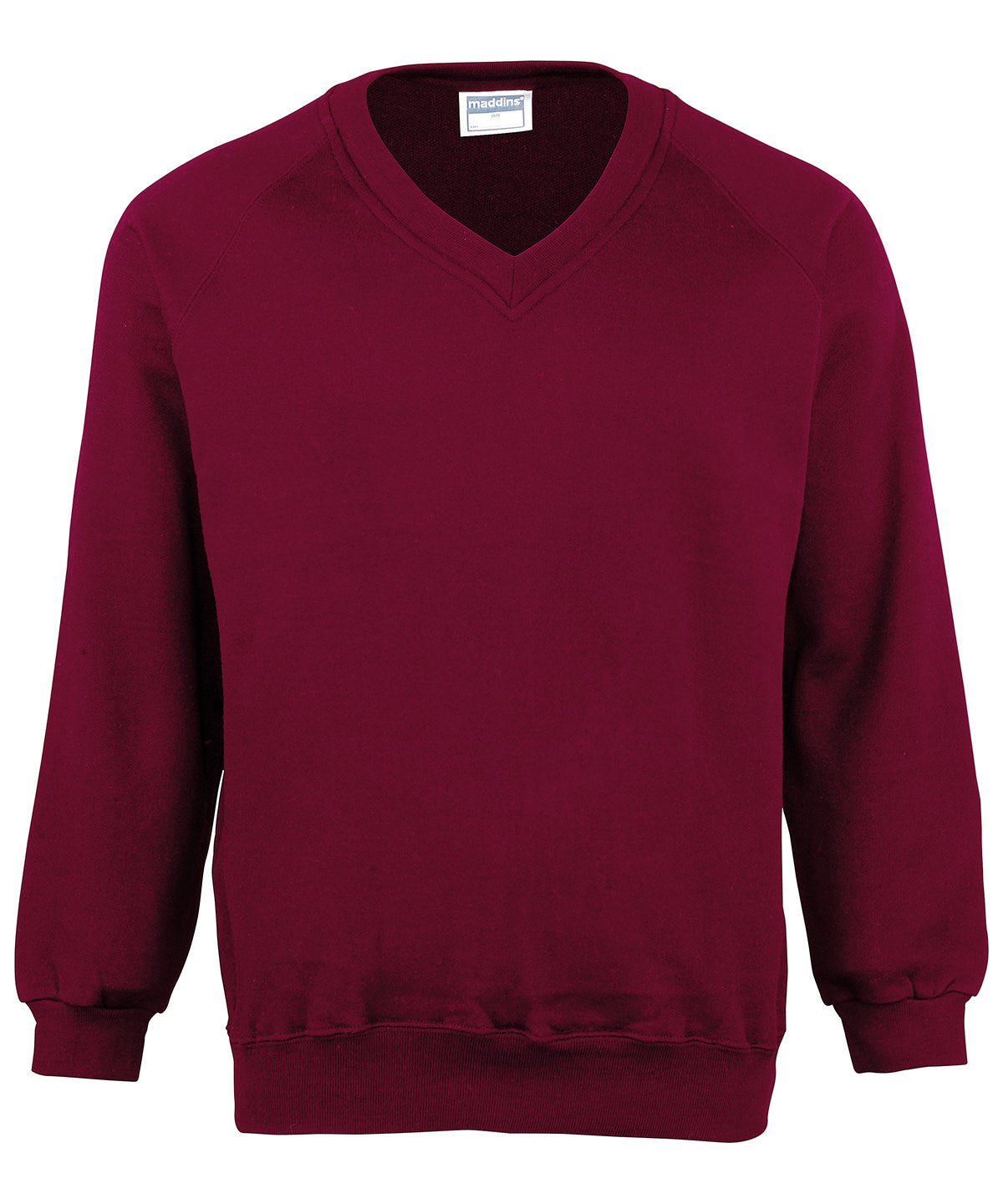 Maddins - Kids Coloursure v-neck sweatshirt