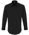 Premier Stretch fit cotton poplin long sleeve shirt PR244