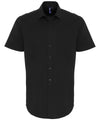 Premier Stretch fit cotton poplin short sleeve shirt PR246
