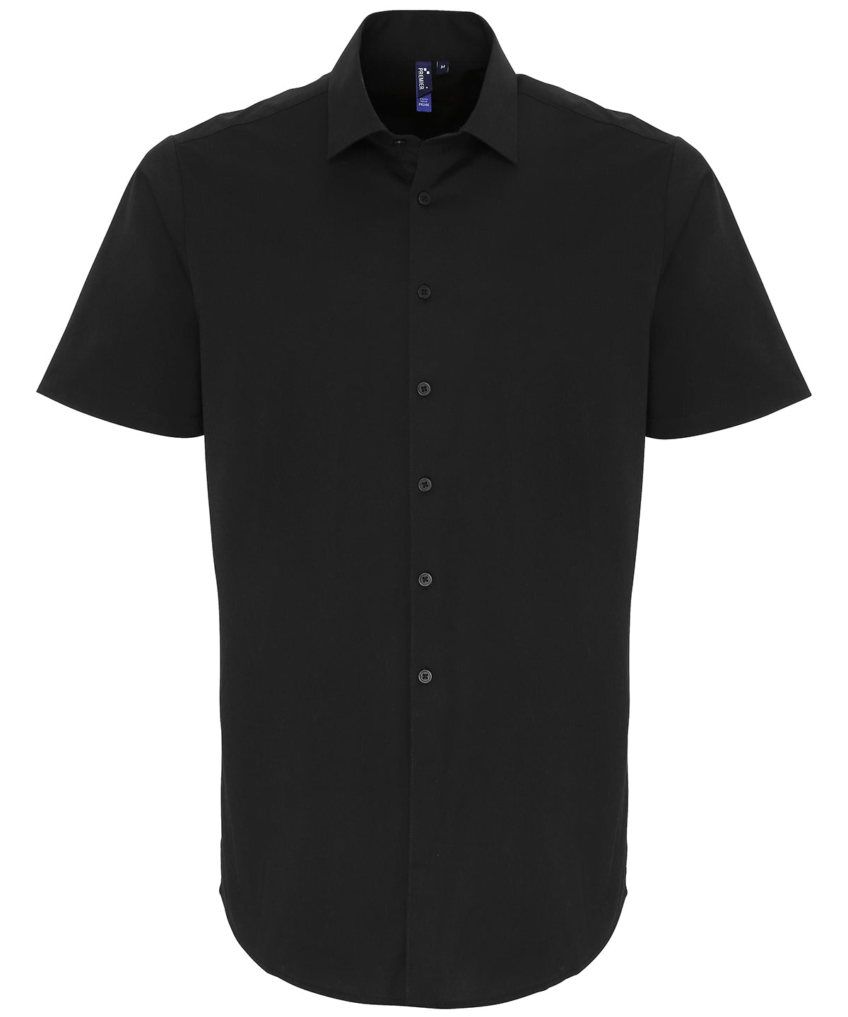 Premier Stretch fit cotton poplin short sleeve shirt PR246