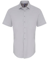 Premier Stretch fit cotton poplin short sleeve shirt PR246