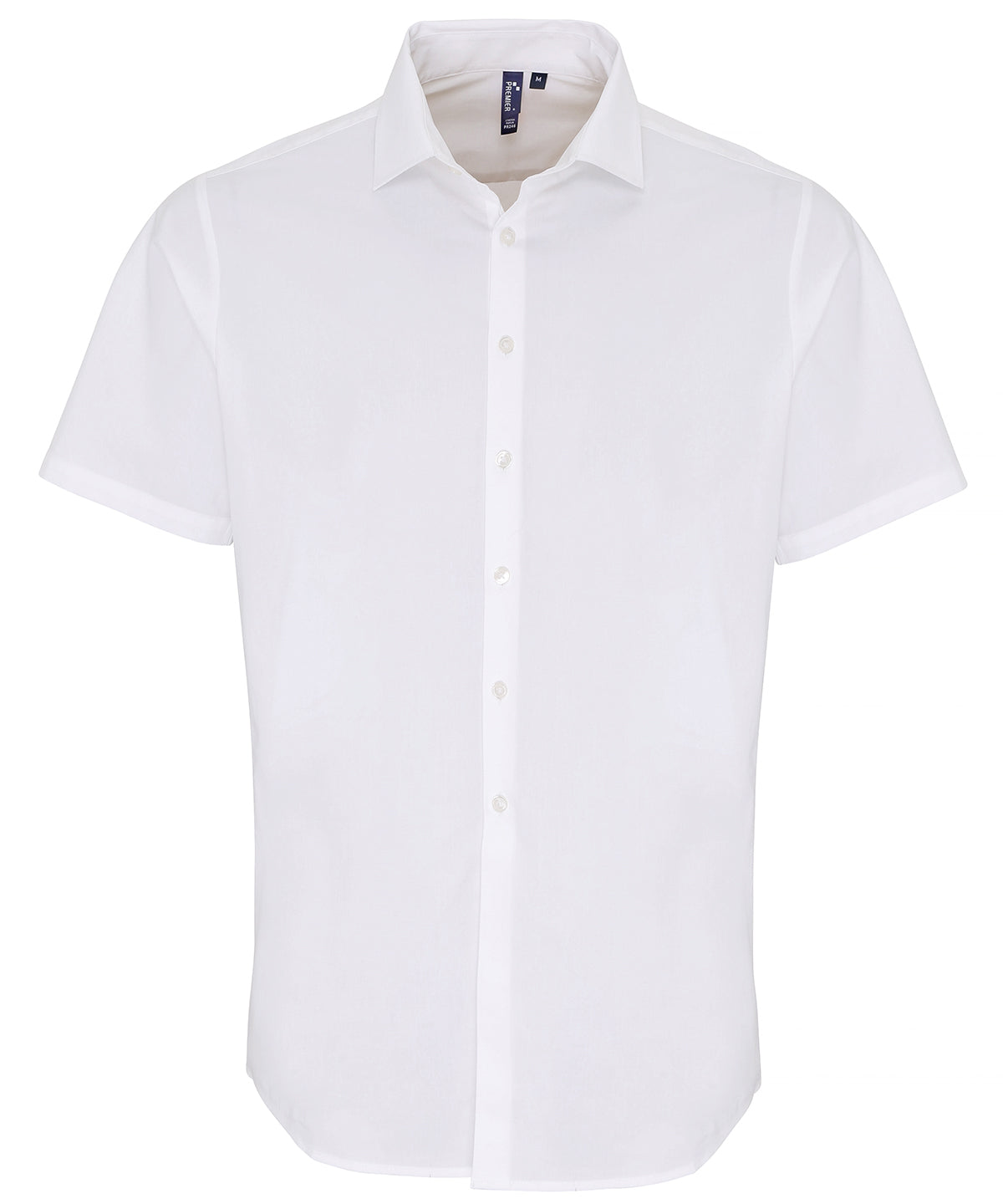 Premier Stretch fit cotton poplin short sleeve shirt PR246