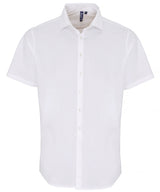Premier Stretch fit cotton poplin short sleeve shirt PR246