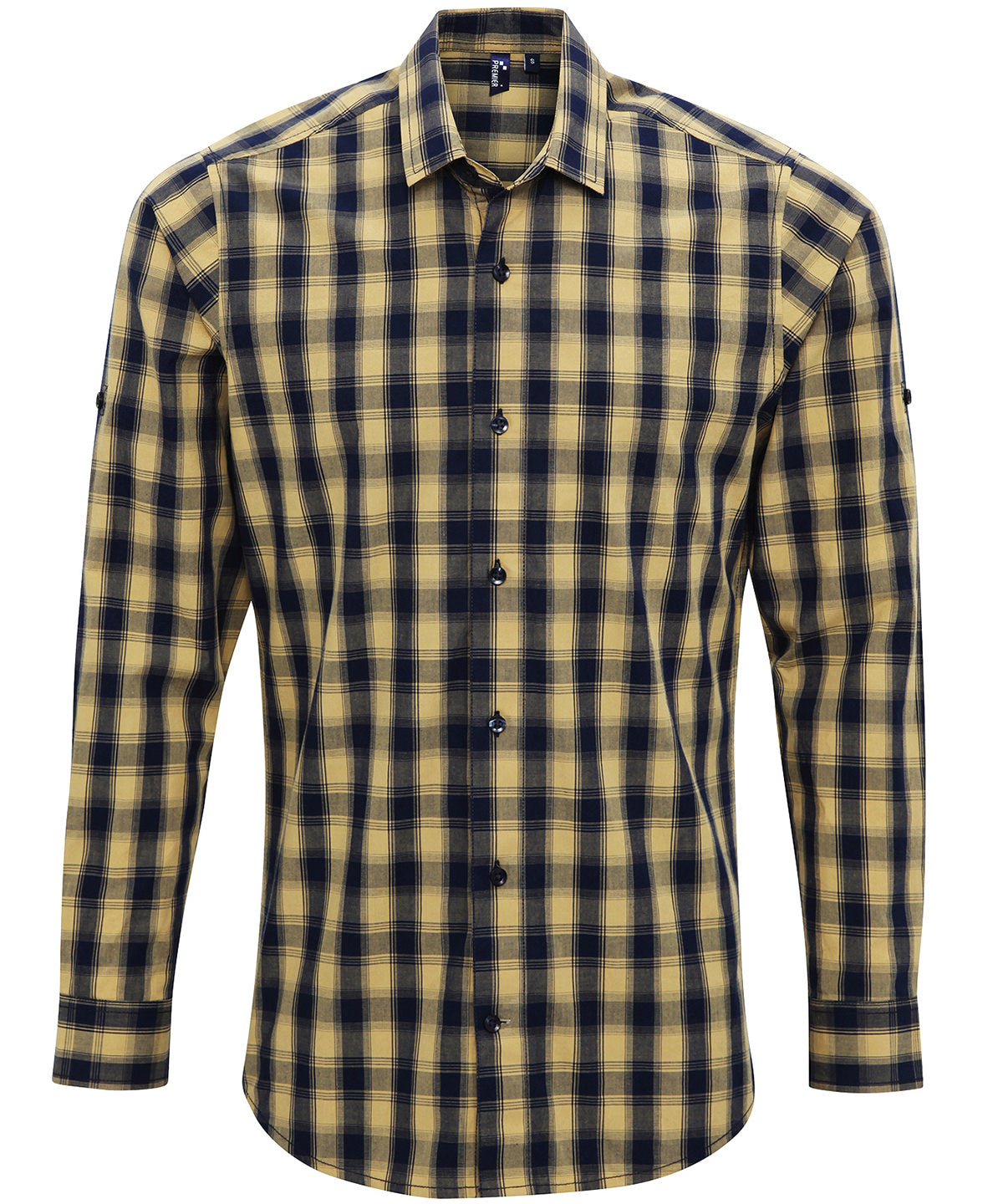 Premier Mulligan check cotton long sleeve shirt PR250
