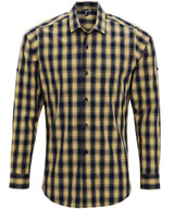 Premier Mulligan check cotton long sleeve shirt PR250