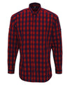 Premier Mulligan check cotton long sleeve shirt PR250
