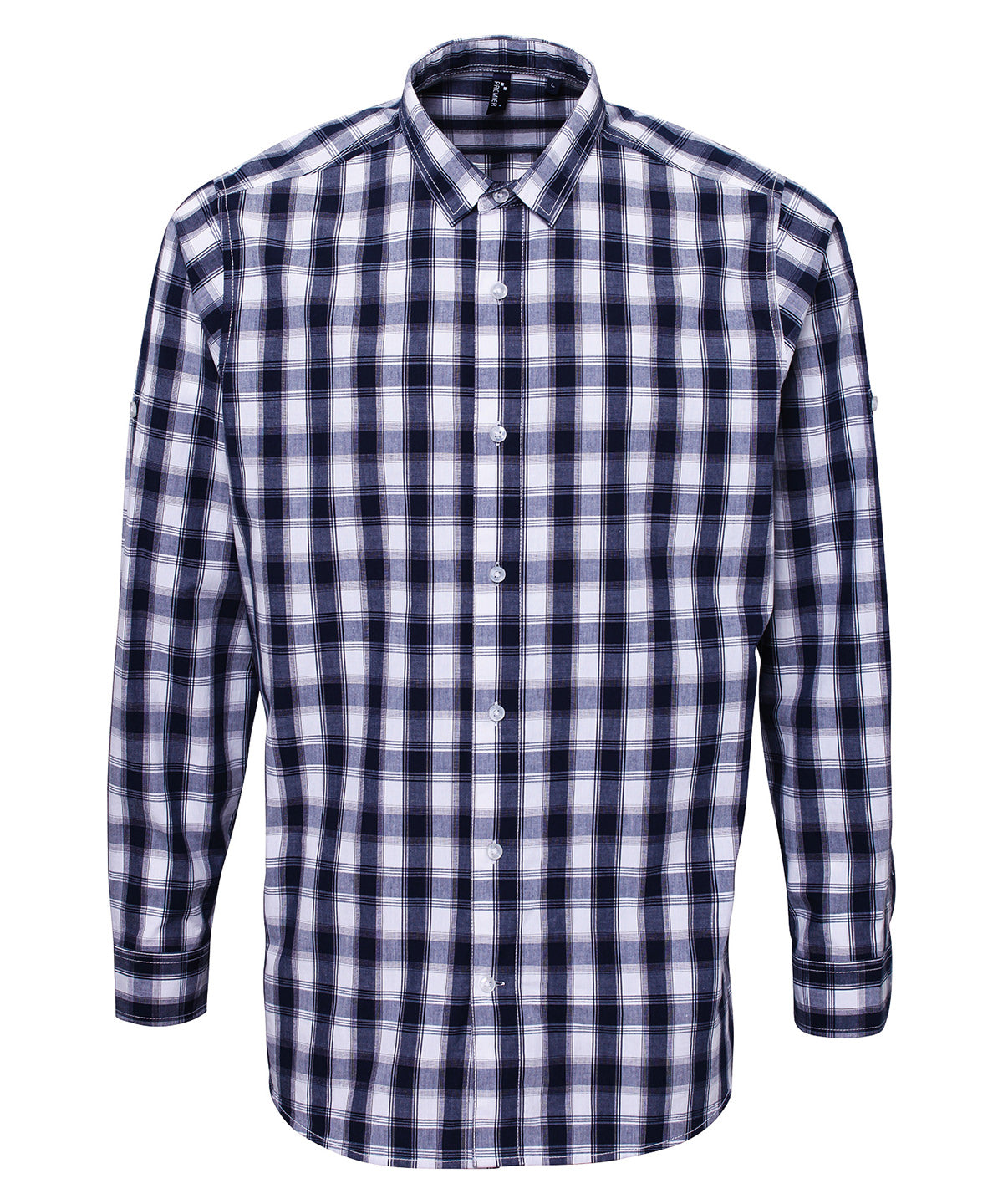 Premier Mulligan check cotton long sleeve shirt PR250