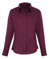 Premier Women's poplin long sleeve blouse PR300