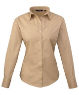 Premier Women's poplin long sleeve blouse PR300