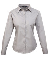Premier Women's poplin long sleeve blouse PR300