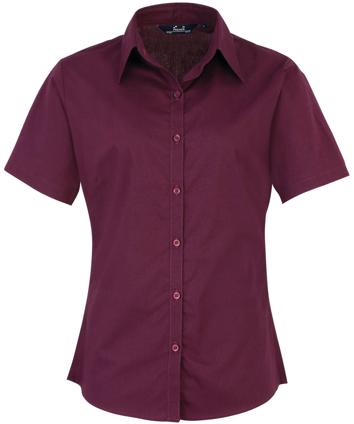 Premier Women's short sleeve poplin blouse PR302