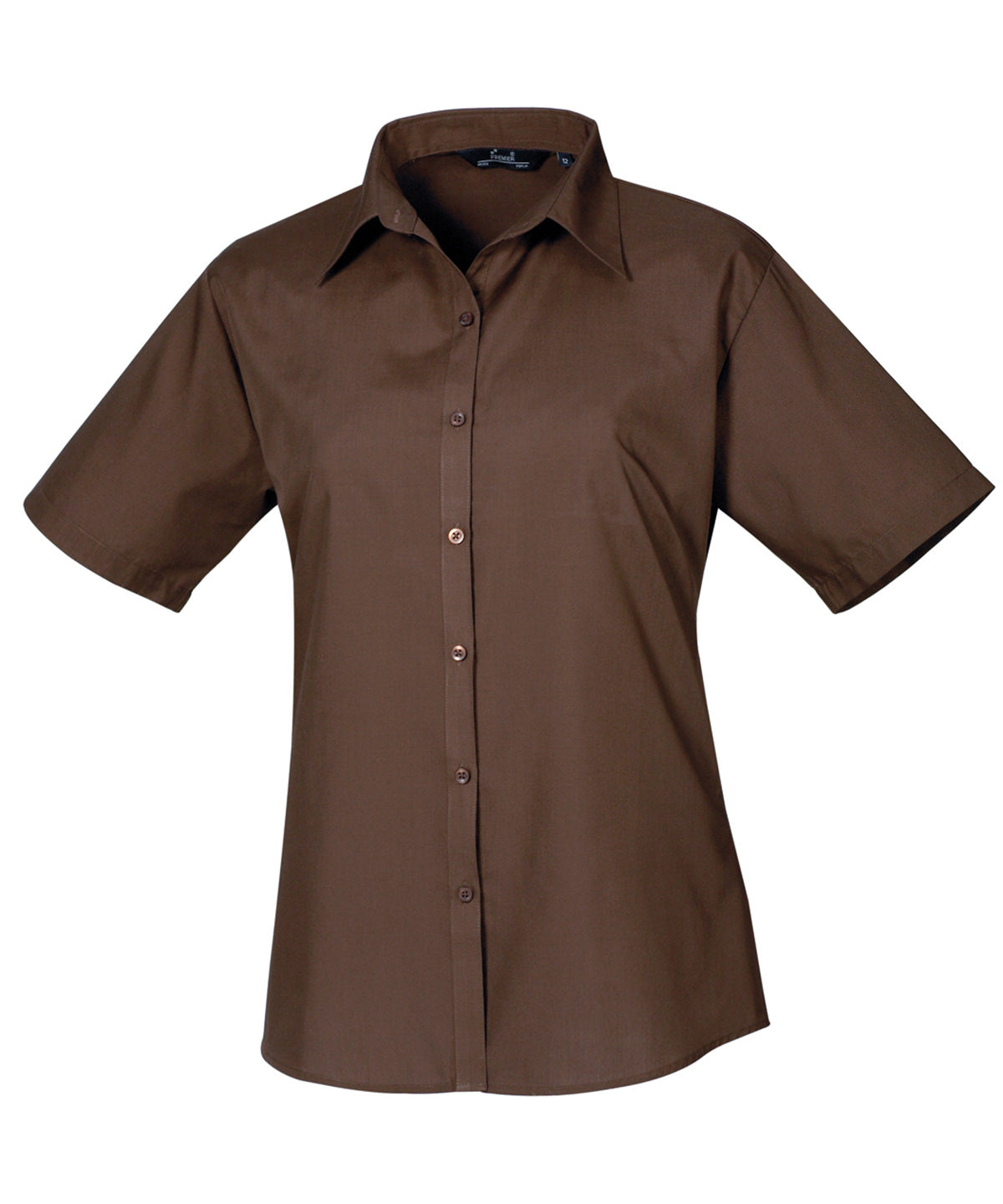 Premier Women's short sleeve poplin blouse PR302