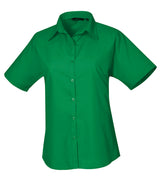 Premier Women's short sleeve poplin blouse PR302