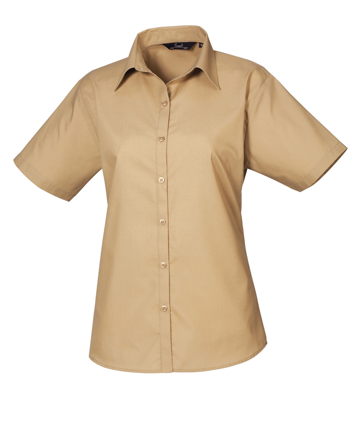 Premier Women's short sleeve poplin blouse PR302
