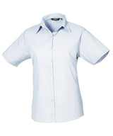 Premier Women's short sleeve poplin blouse PR302