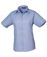 Premier Women's short sleeve poplin blouse PR302