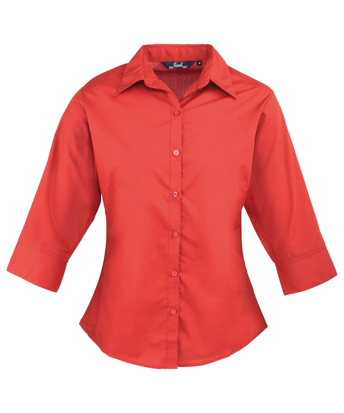 Premier Women's ¾ sleeve poplin blouse PR305