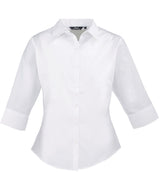 Premier Women's ¾ sleeve poplin blouse PR305