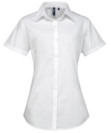 Premier Women's supreme poplin short sleeve shirt PR309
