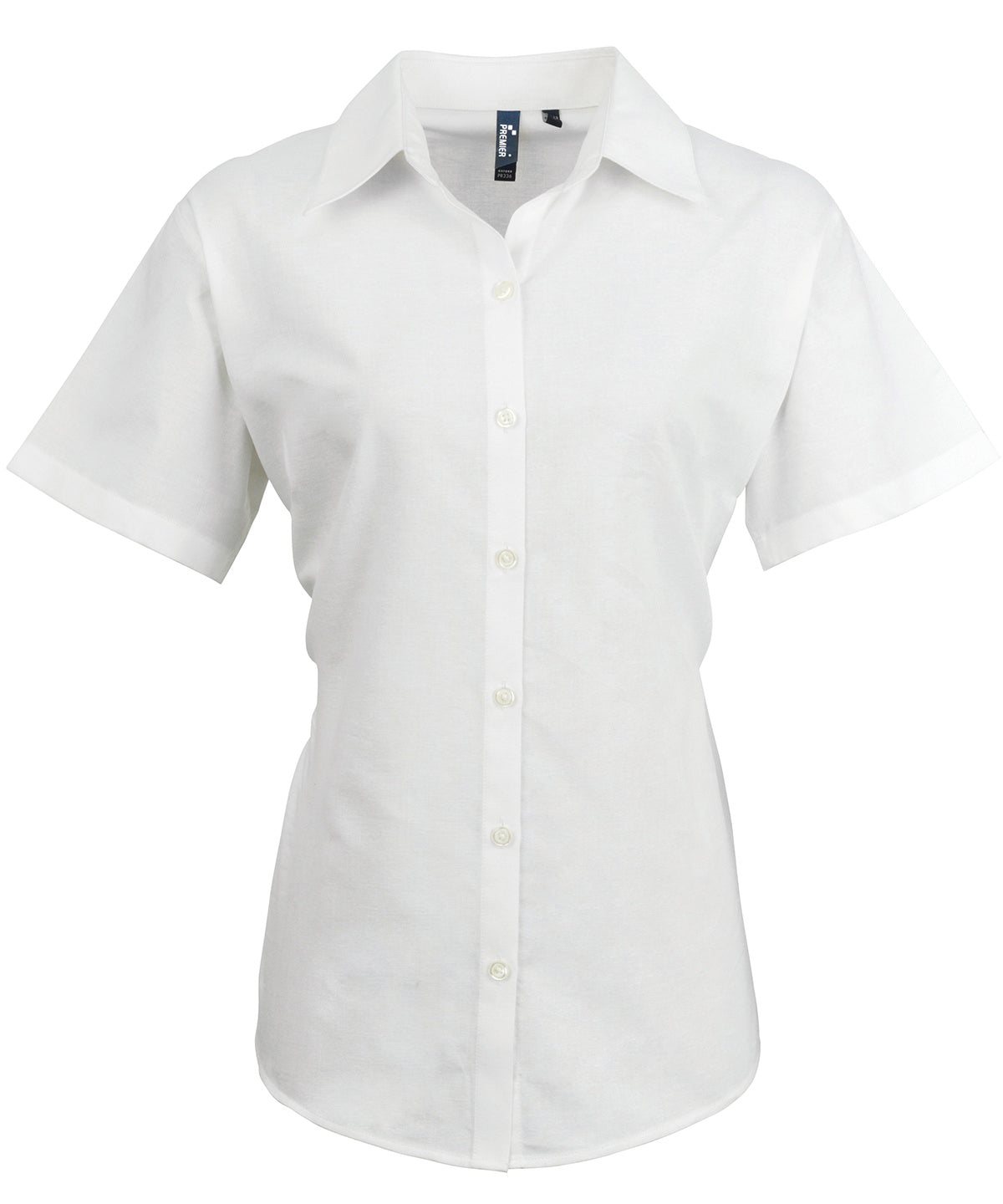 Premier Women's signature Oxford short sleeve shirt PR336