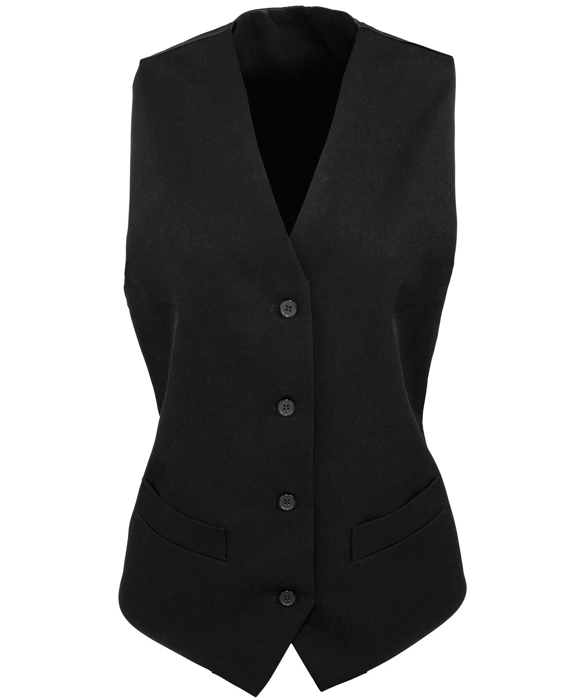 Premier Women's lined polyester waistcoat PR623