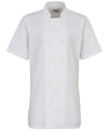Premier Women's short sleeve chef's jacket PR670