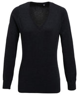 Premier Women's v-neck knitted sweater PR696