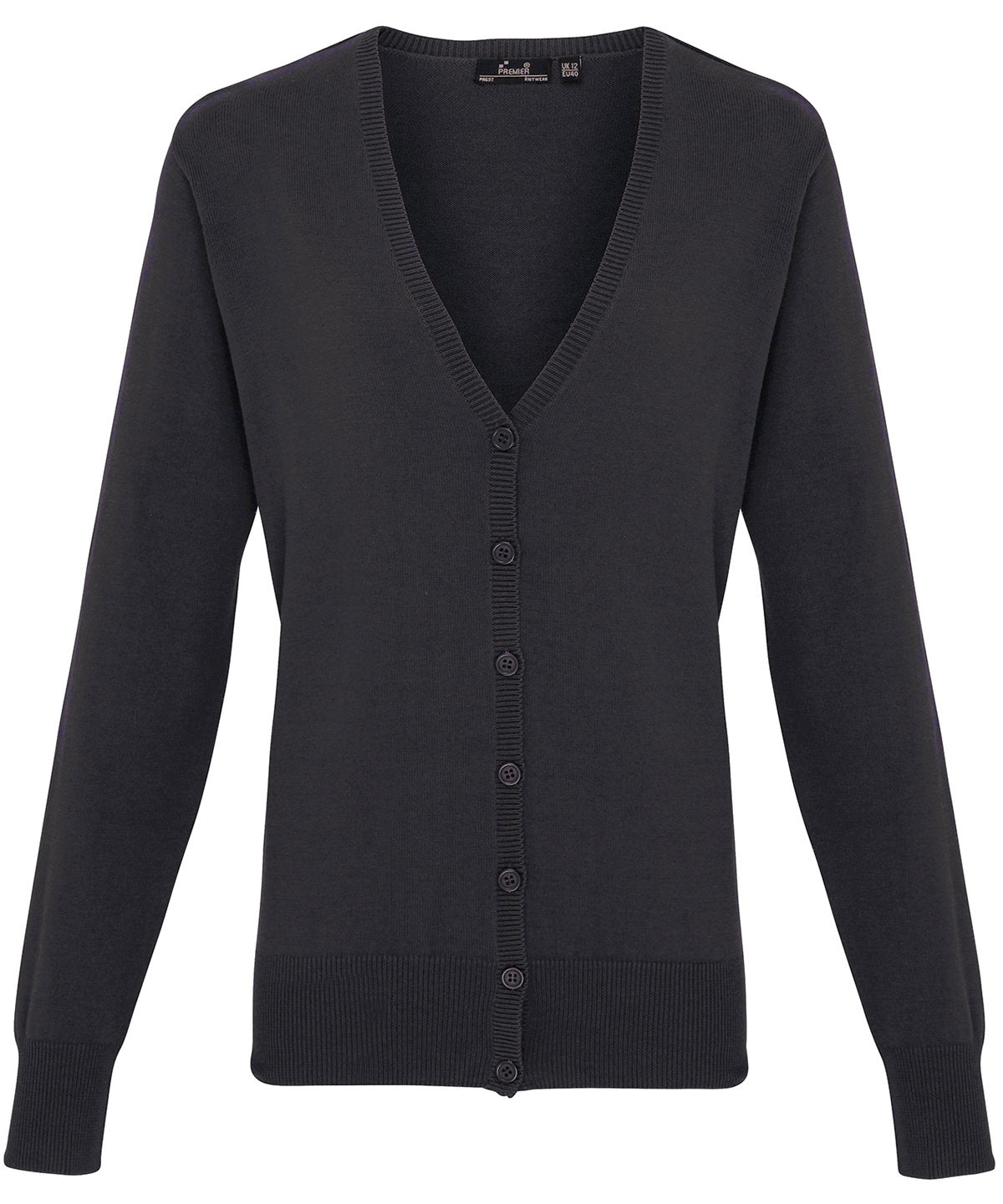 Premier Women's button-through knitted cardigan PR697