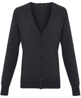 Premier Women's button-through knitted cardigan PR697