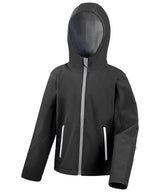 Result Core junior TX performance hooded softshell jacket R224J