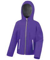 Result Core junior TX performance hooded softshell jacket R224J