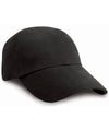 Result Junior low-profile heavy brushed cotton cap RC24J