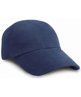 Result Junior low-profile heavy brushed cotton cap RC24J
