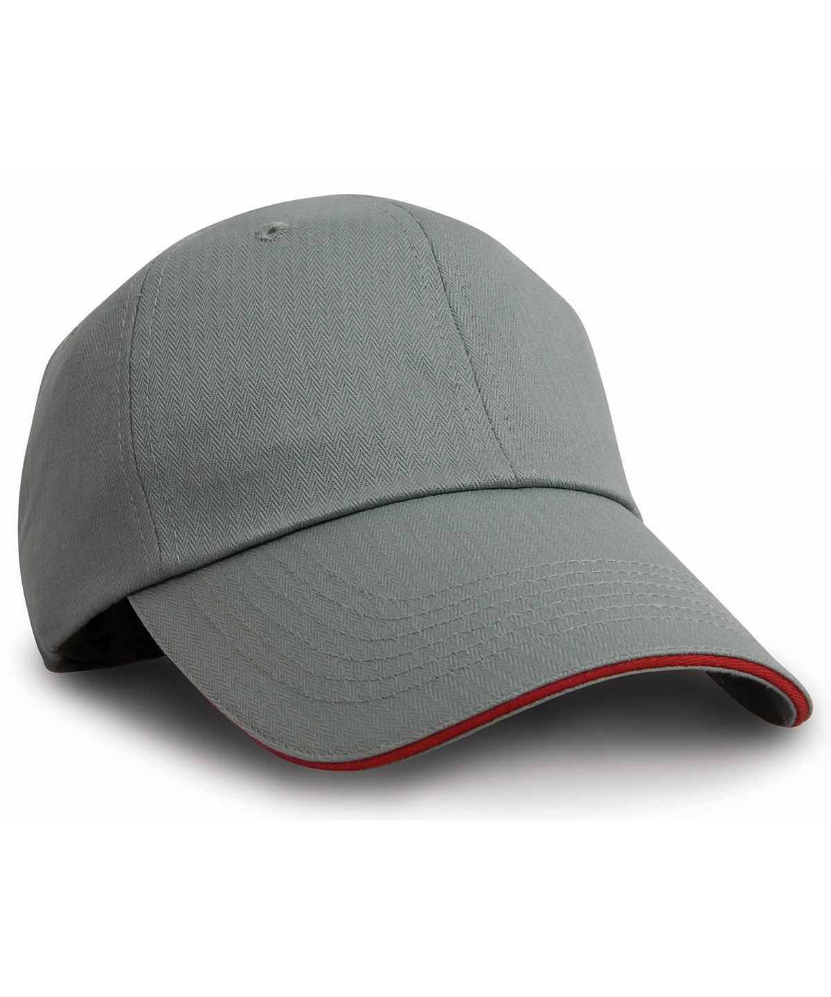 Result Herringbone cap with sandwich peak RC38X