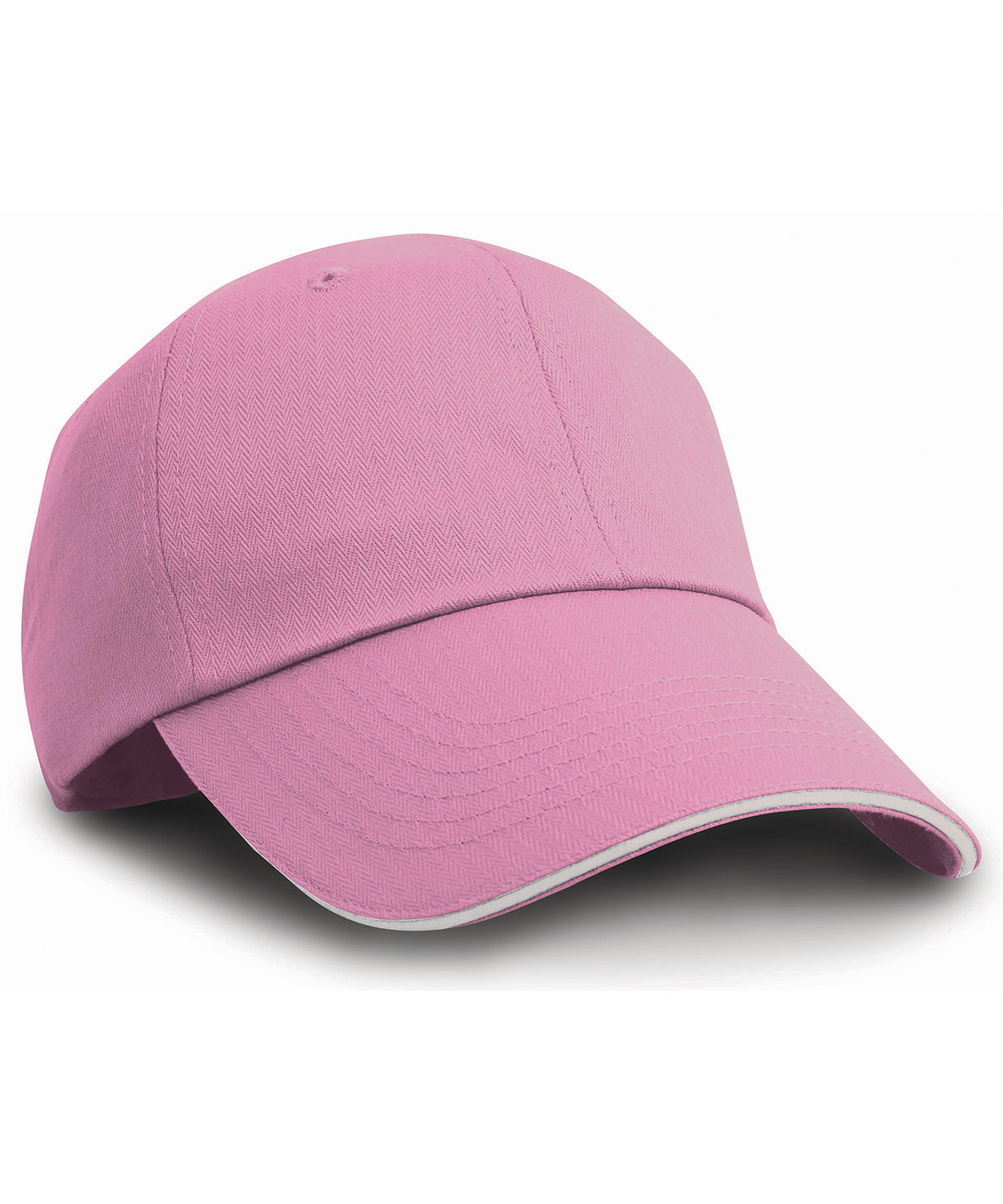 Result Herringbone cap with sandwich peak RC38X